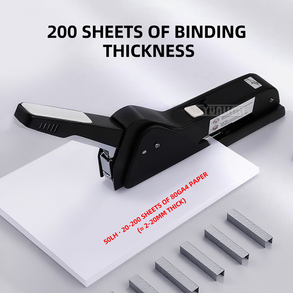 Stapler Heavy Duty - 50LH ロングアームサドルステープラー – 200枚綴じ、ヘビーデューティー、大判中綴じ/冊子ステープラー、省力ステープリング