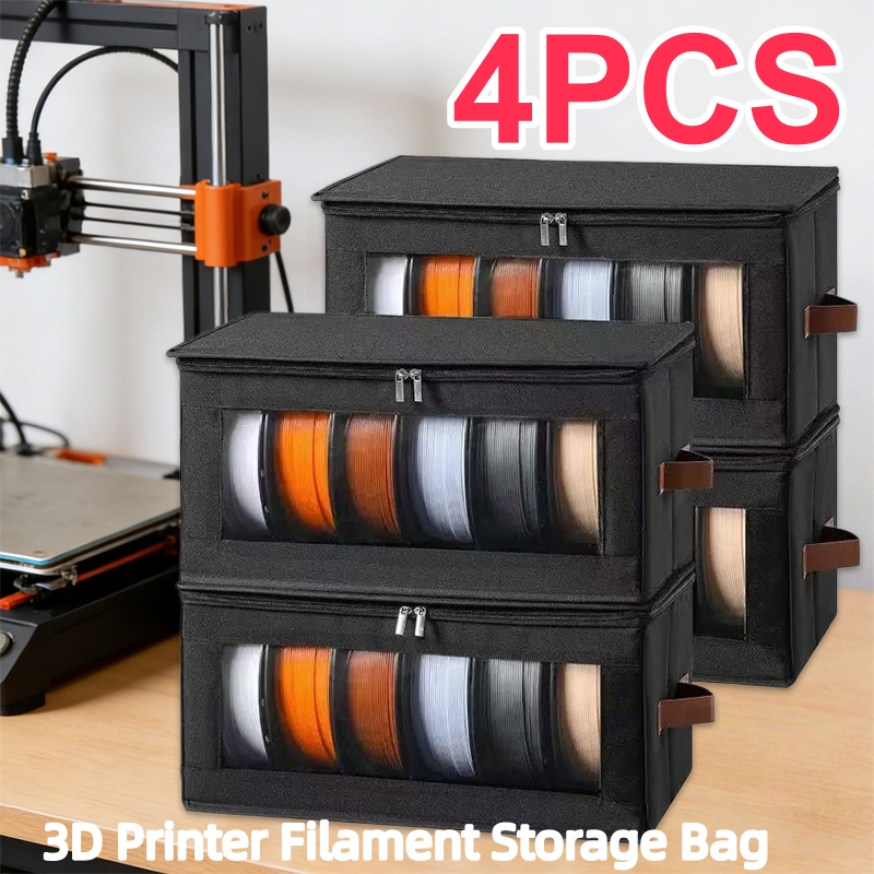 Commercial Fabric Printing Machine - 1/4 個 3D プリンターフィラメント収納袋フィラメント収納袋カバー 3D 印刷アクセサリーホルダーラック家庭用オフィスワークショップ用
