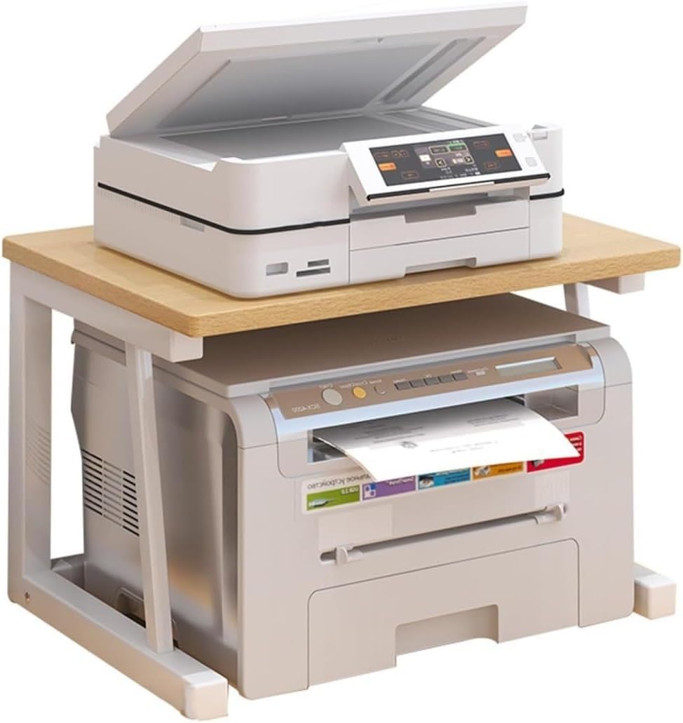 2段式の木製デスクトッププリンタースタンド。プリンター、スキ - Commercial Book Printing Machines のレビューと価格