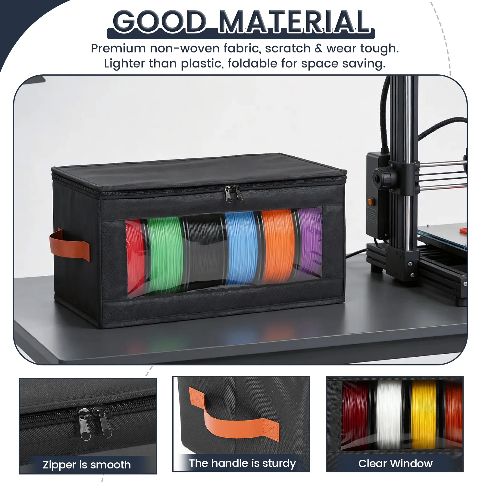 4個入りフィラメント収納ボックス 大容量 3Dプリンターフィ - Commercial Fabric Printing Machine のレビューと価格