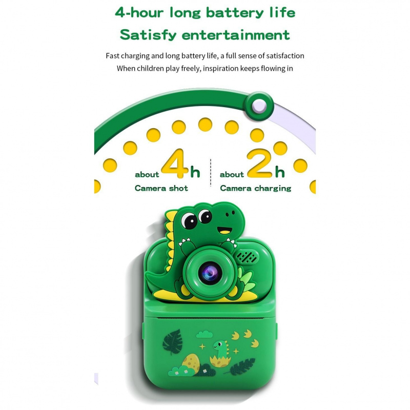 1pc 子供用インスタントカメラビデオフォトプリンター HD - Photo Printer のレビューと価格