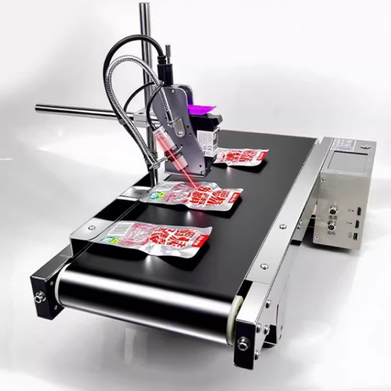 自動オンラインインクジェットプリンター、コンベアベルト付き自 - Barcode Printer のレビューと価格