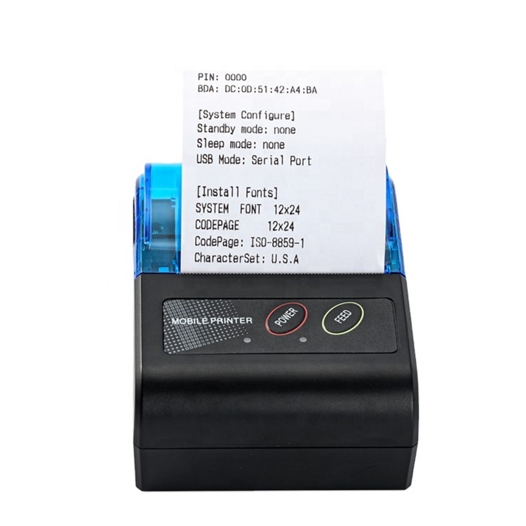 58mmサーマルプリンター レシート 2インチ ポータブル  - Receipt Printer のレビューと価格