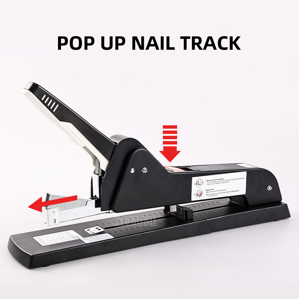 50LH ロングアームサドルステープラー – 200枚綴じ、 - Stapler Heavy Duty のレビューと価格