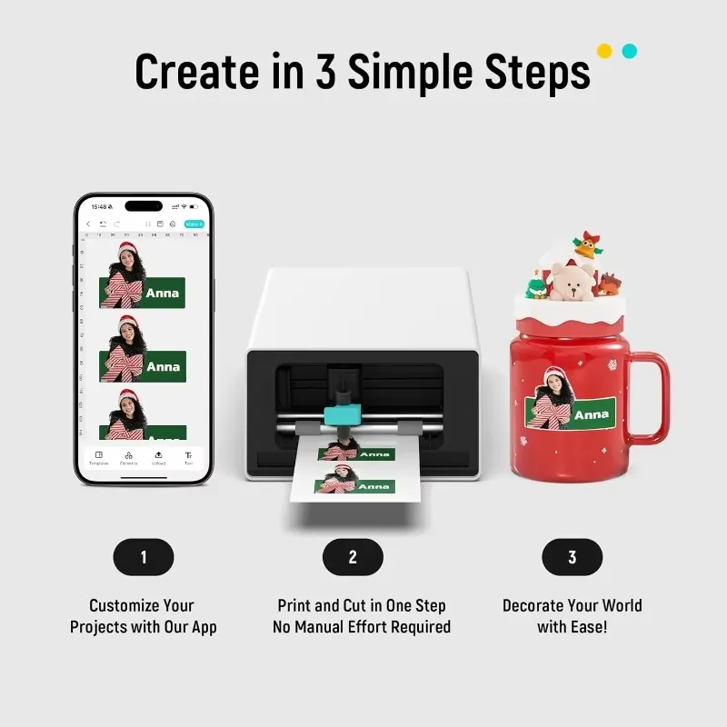 PixCut S1 オールインワンステッカーメーカーマシン  - Label Printer のレビューと価格
