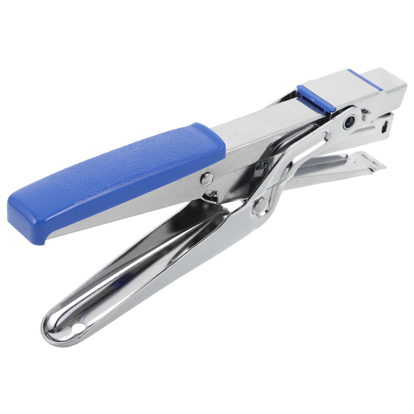 頑丈なハンドヘルド式ステープラー。青色のデスクステープラーで - Stapler Heavy Duty のレビューと価格