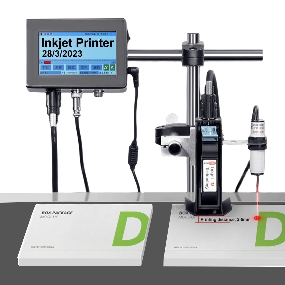 12.7-25.4mm 4.3インチタッチスクリーン TIJ - Barcode Printer のレビューと価格
