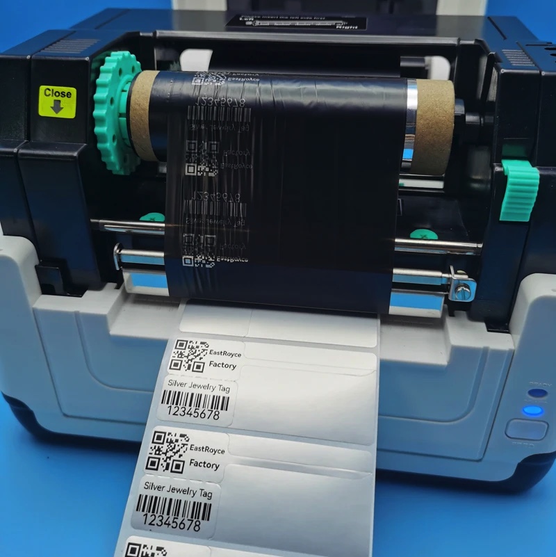 強化熱転写樹脂リボン 110mm×300M ブランクマットシ - Label Maker のレビューと価格