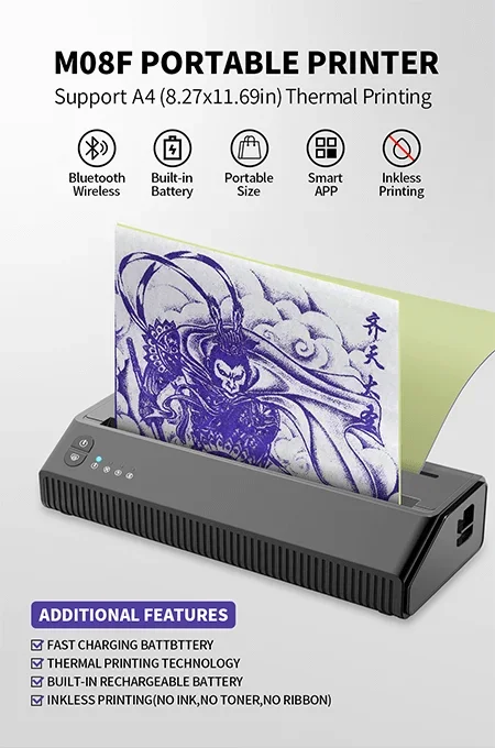 MHT-P8008 熱転写式タトゥー印刷機 タトゥーステンシ - Thermal Printer のレビューと価格