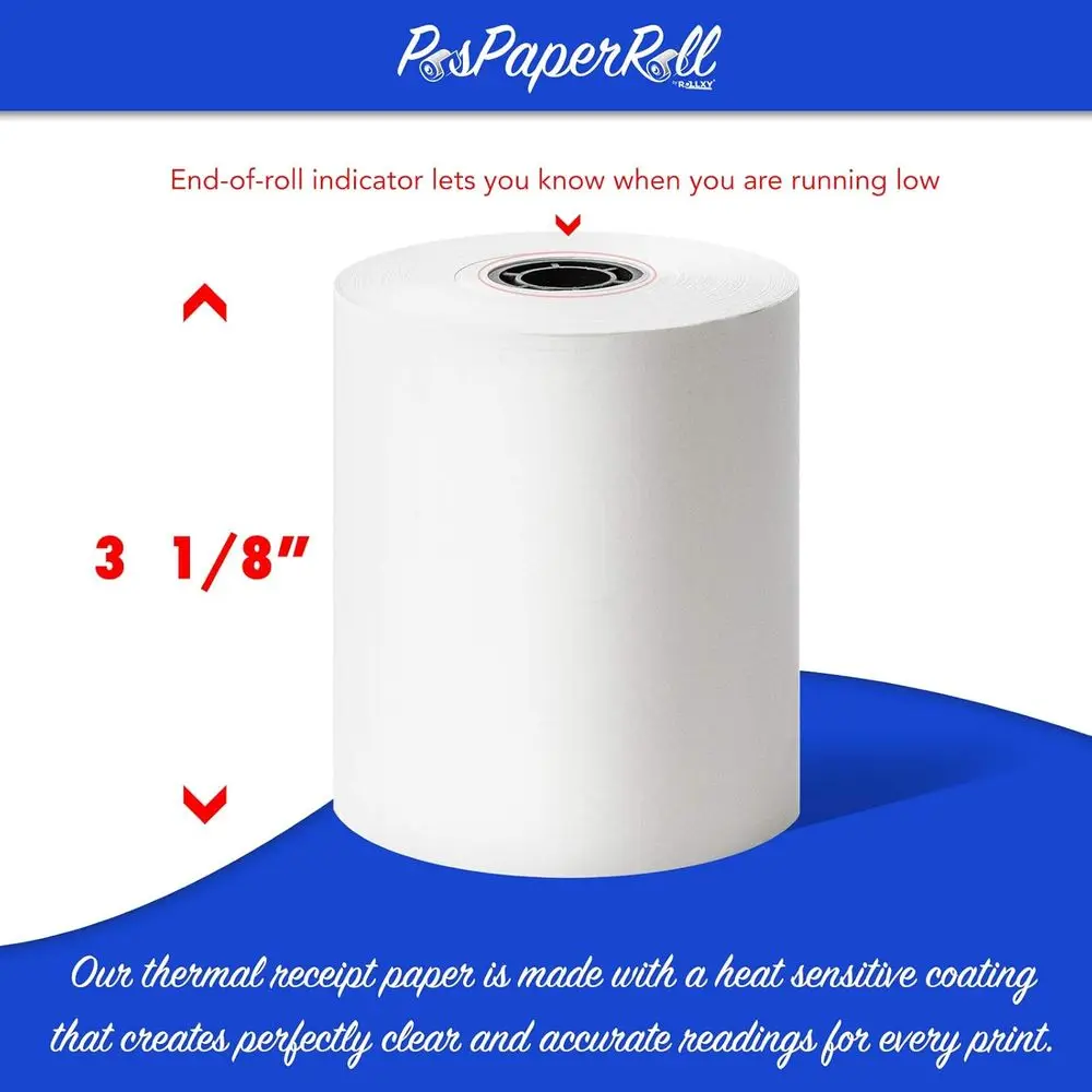 3 1/8 x 230mm 感熱紙ロール - 50 GSM、 - Printer Paper のレビューと価格